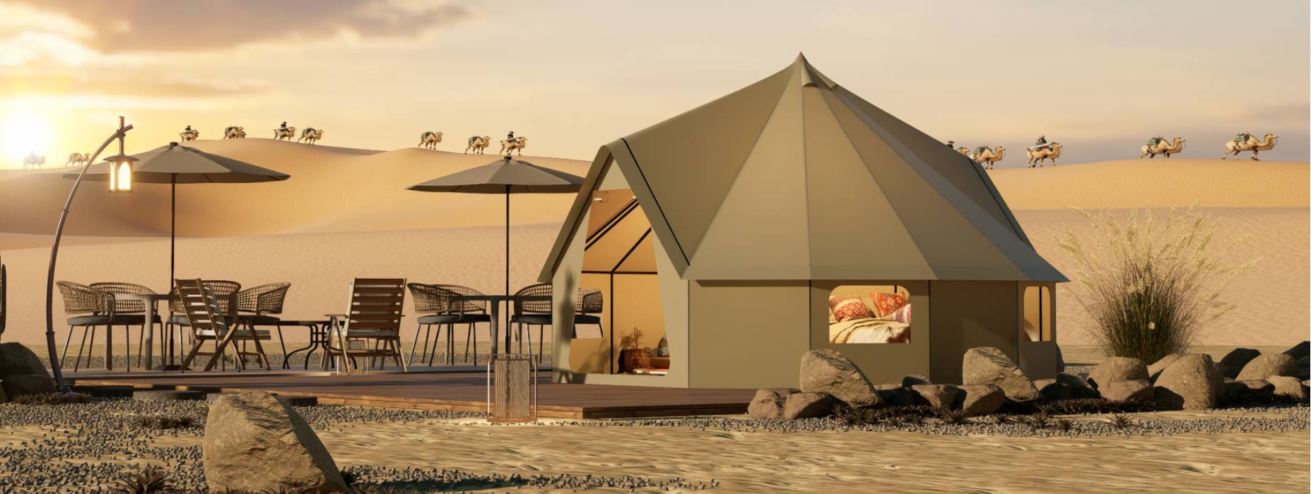 江门露营酒店帐篷产品